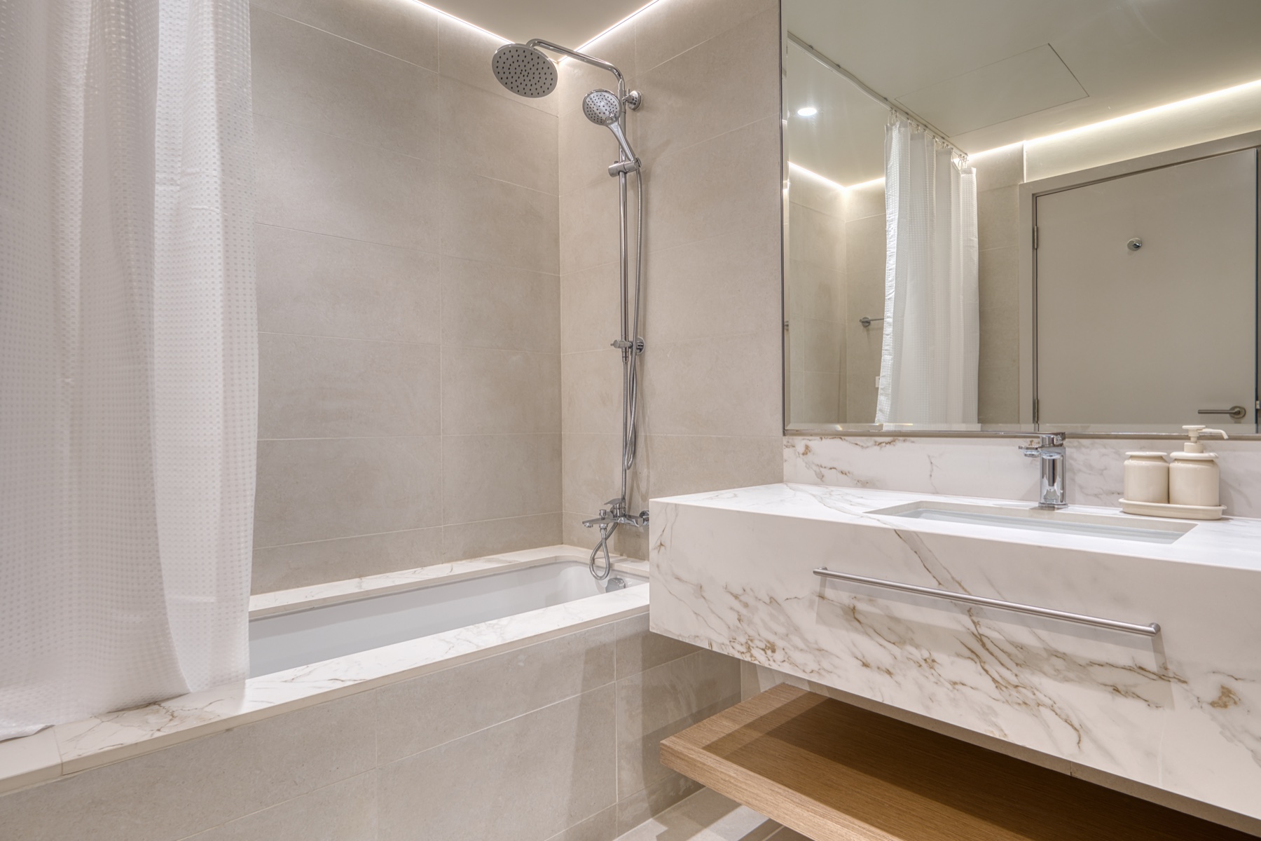 Completed Beachfront bathroom